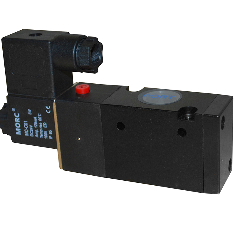 MORC MC50 serija nesprogiantis 3/2 arba 5/2 solenoidas 1/8"~1/